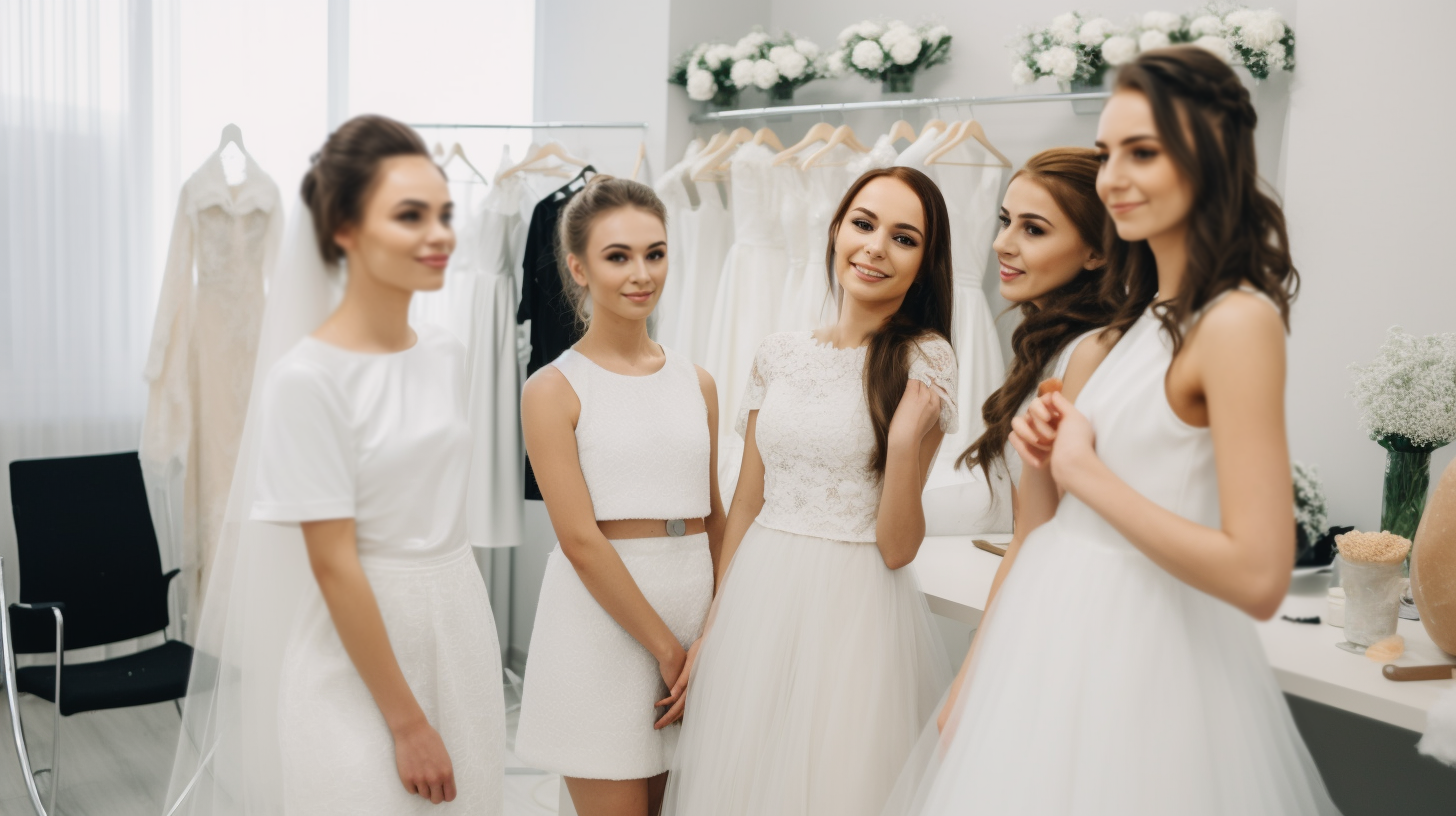 Brides, illustration from the Midjourney app