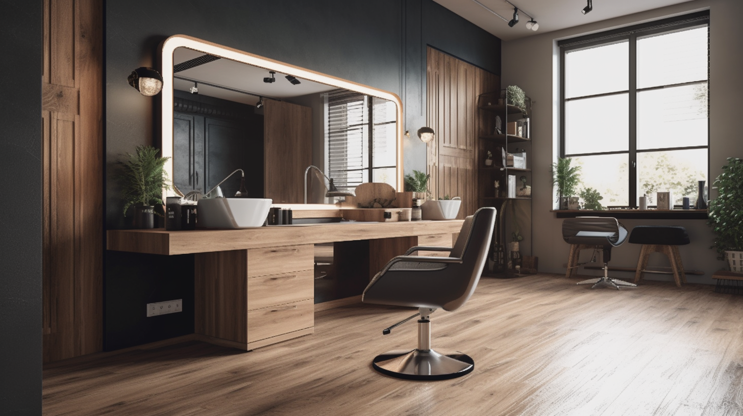 Beauty studio design via AI