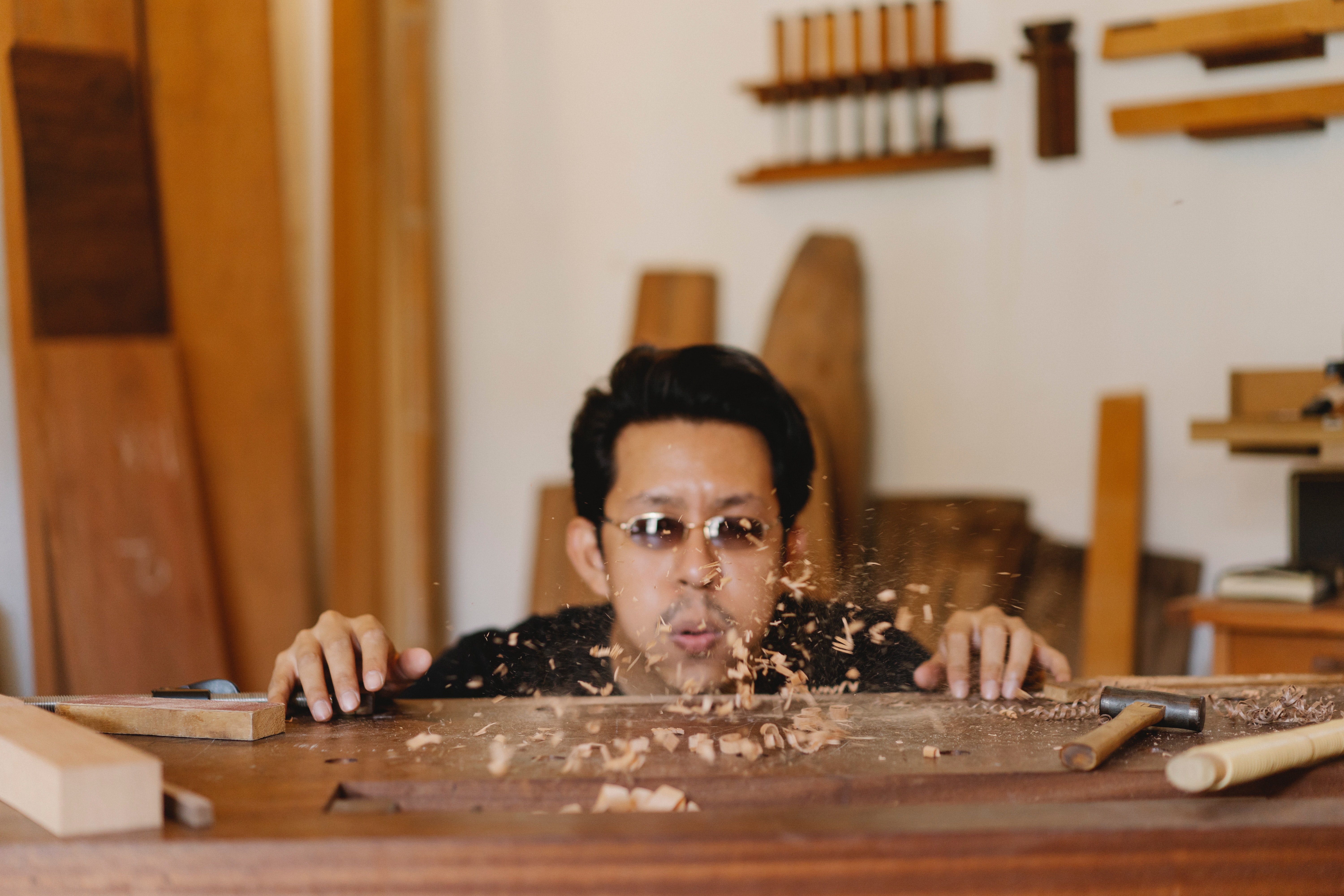 A repair worker A repair worker