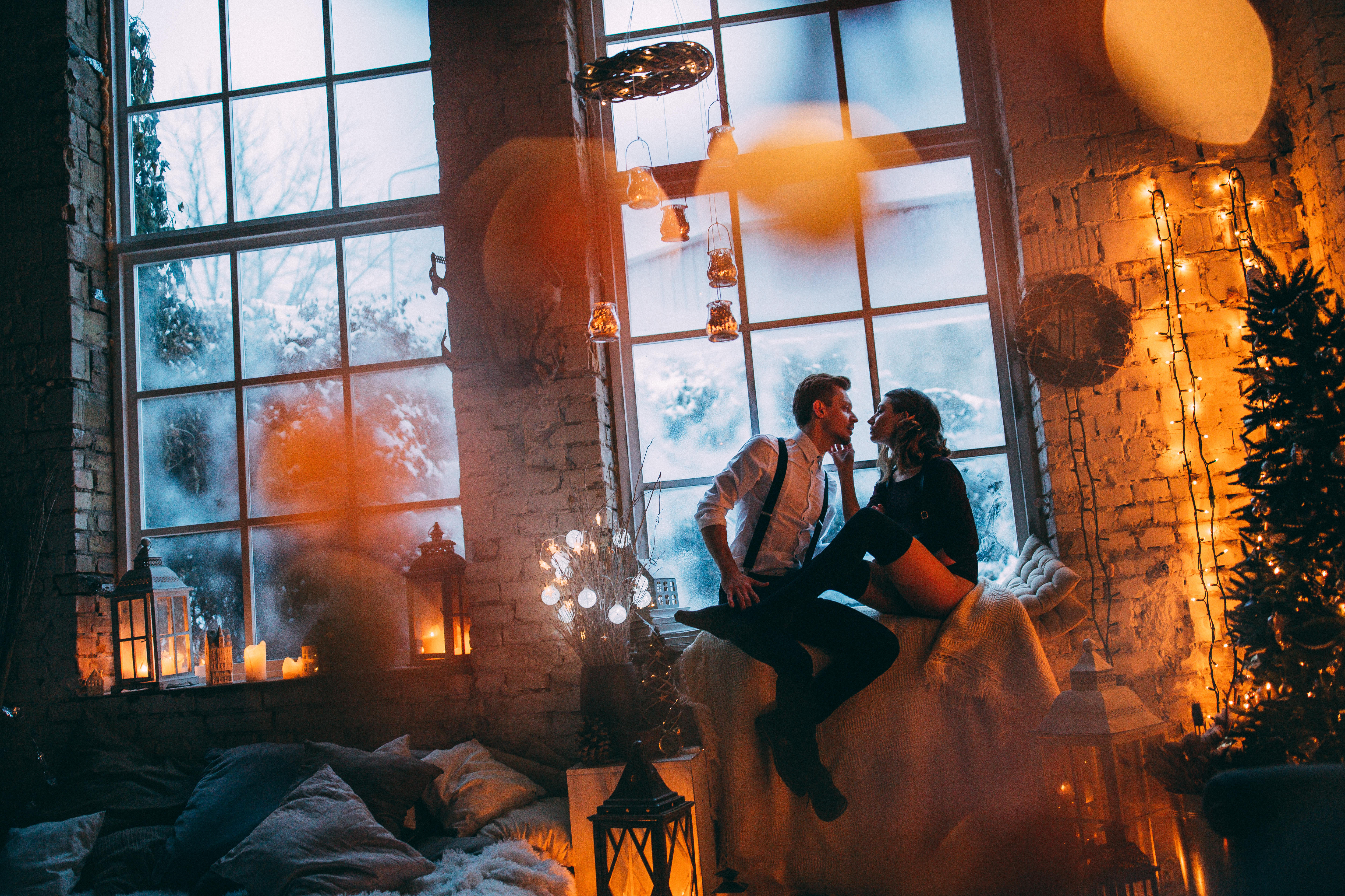 Loft rooms for making photos