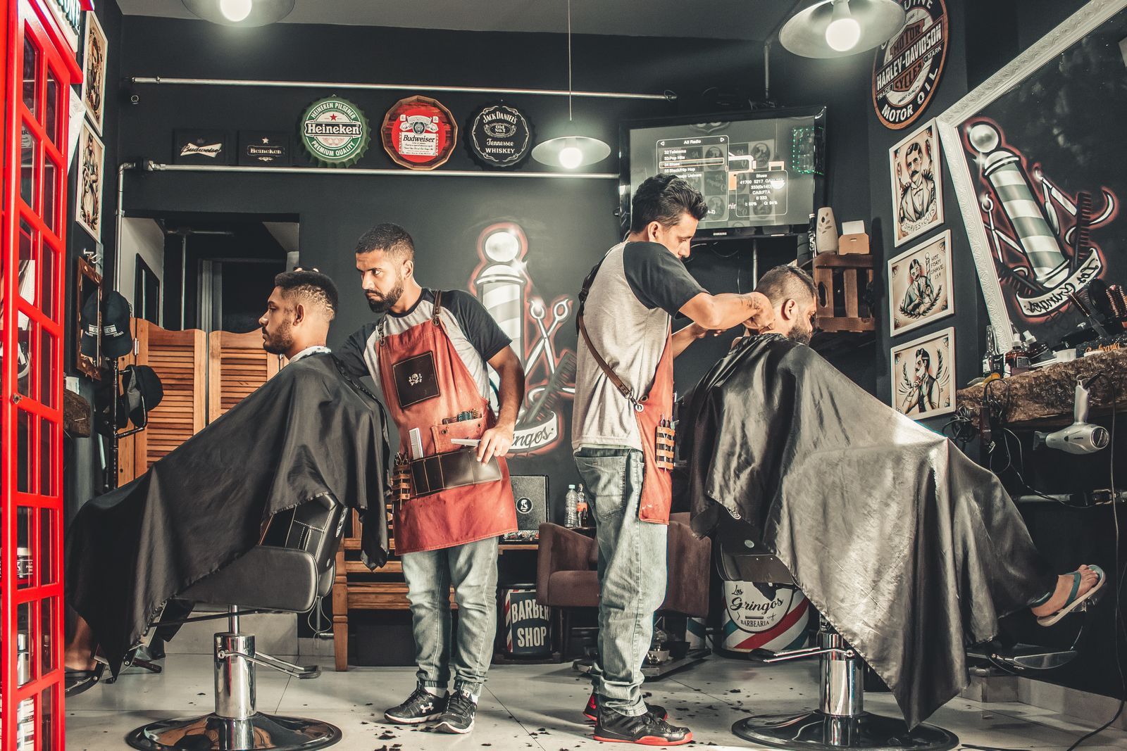Your barbershop website