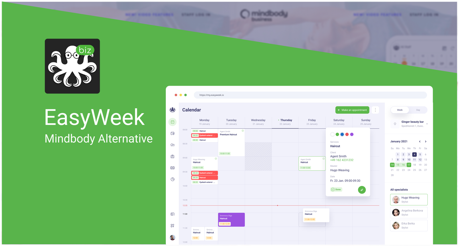 Mindbody Alternatives