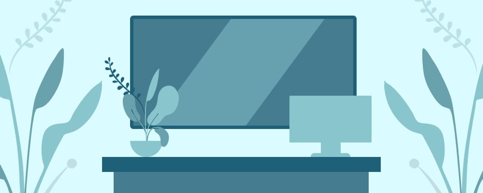 Commercial display on reception