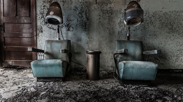 The interior design of the barbershops